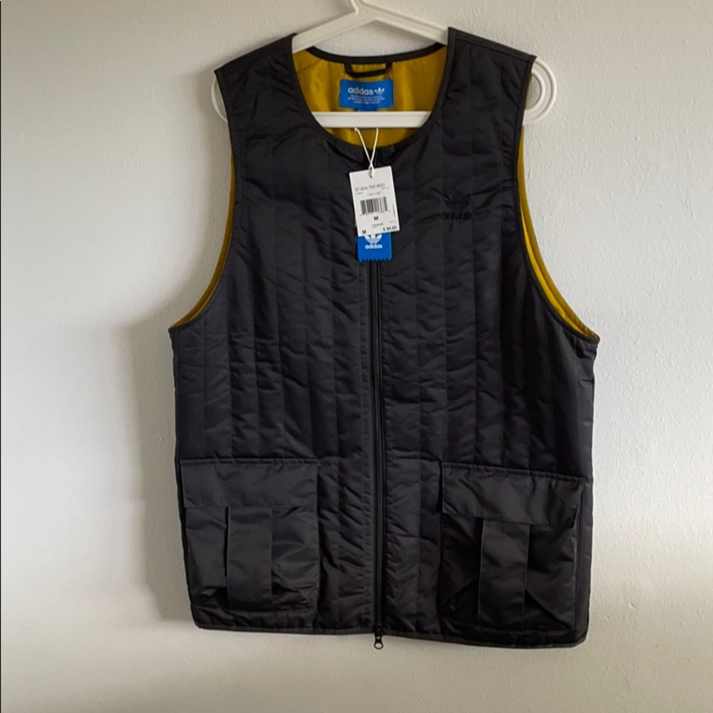 Dark gray vest